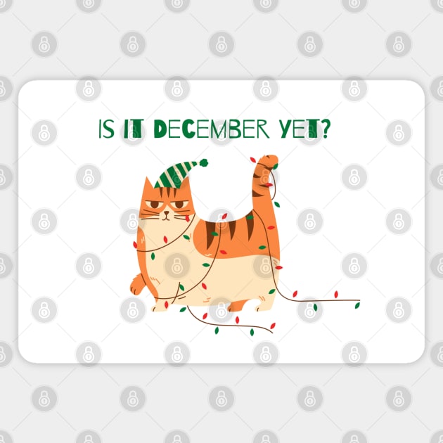 December holidays Magnet by blckpage